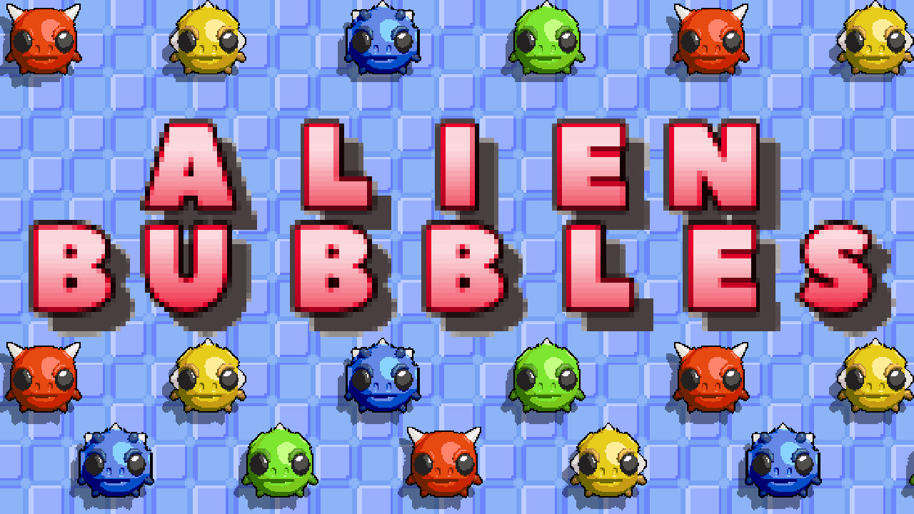 Alien Bubbles game poster