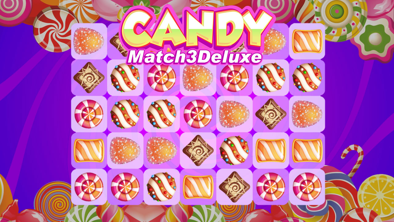 Candy Match 3 Deluxe game poster