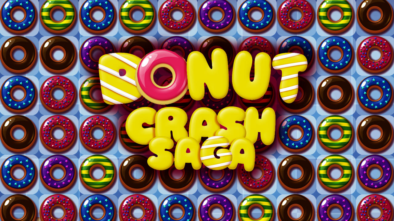 Donut Crash Saga game poster