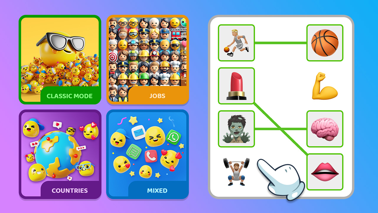 Emoji Match game poster
