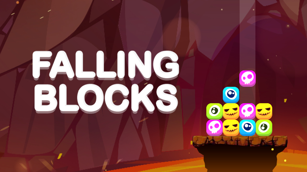 Falling Blocks - Halloween Challenge game poster