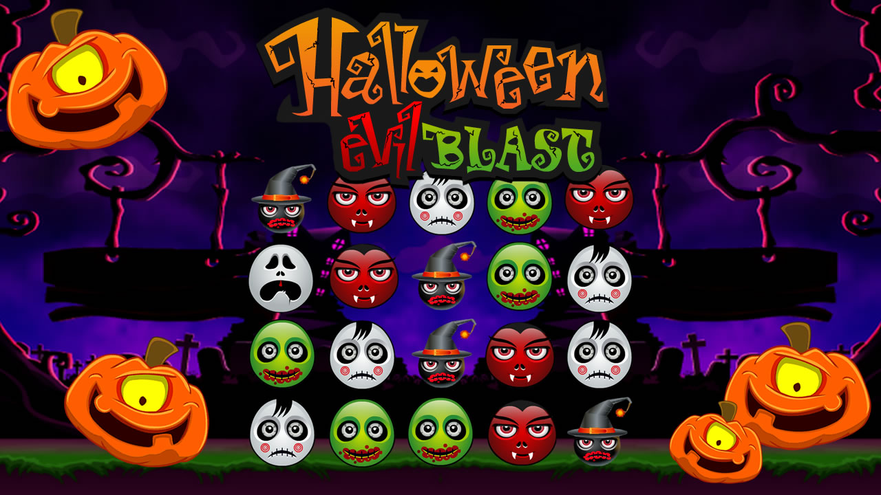 Halloween Evil Blast game poster