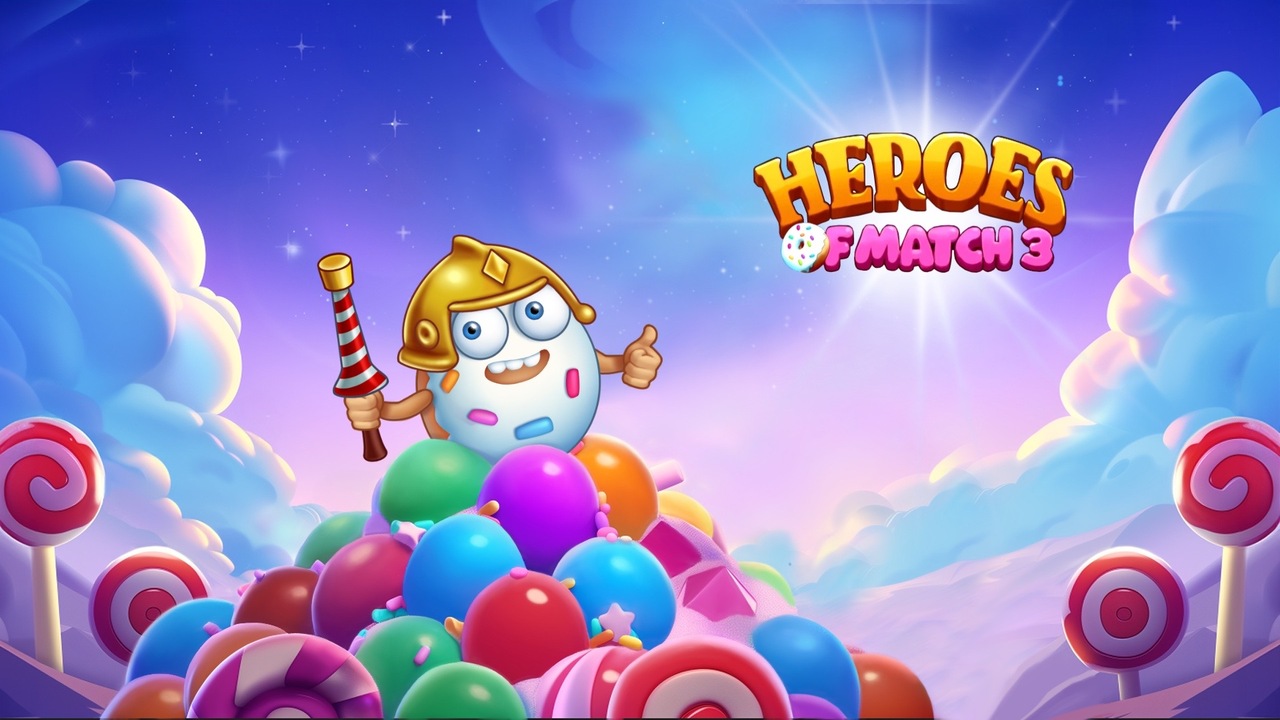 Heroes of Match 3 game poster