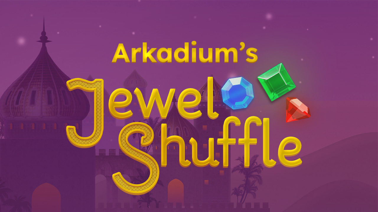 Arkadium's Jewel Shuffle game poster