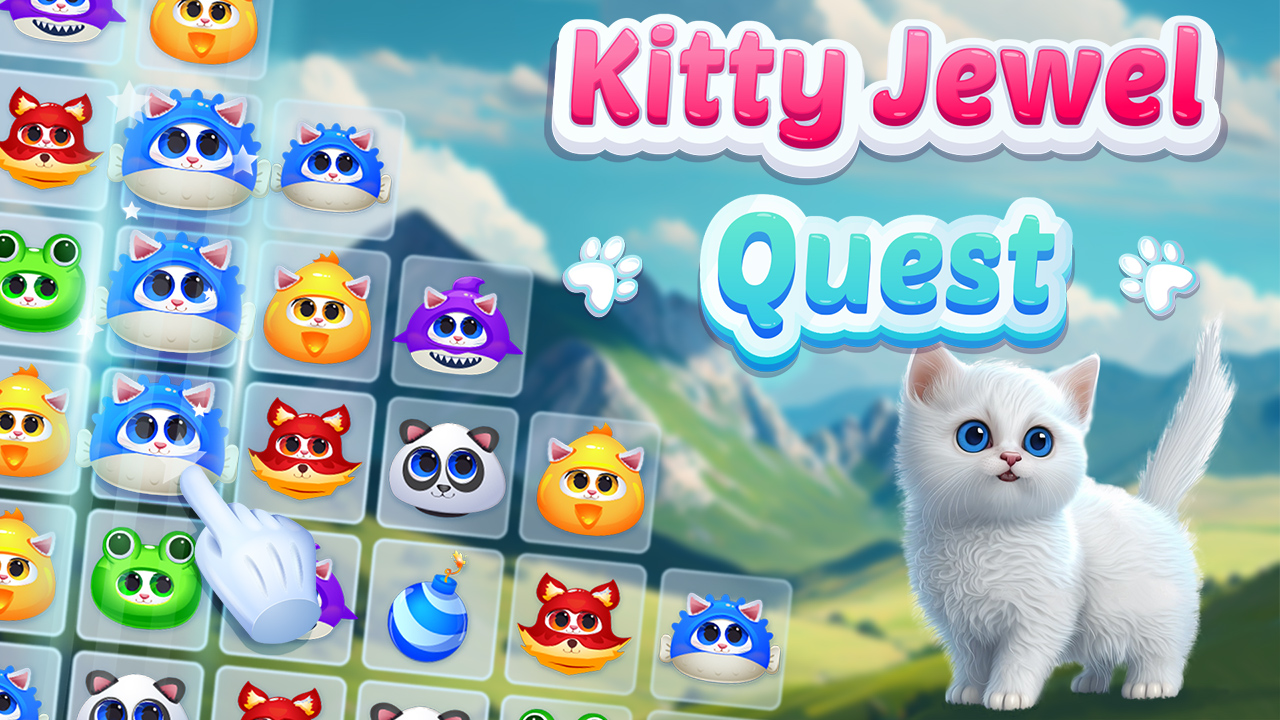 Kitty Jewel Quest game poster