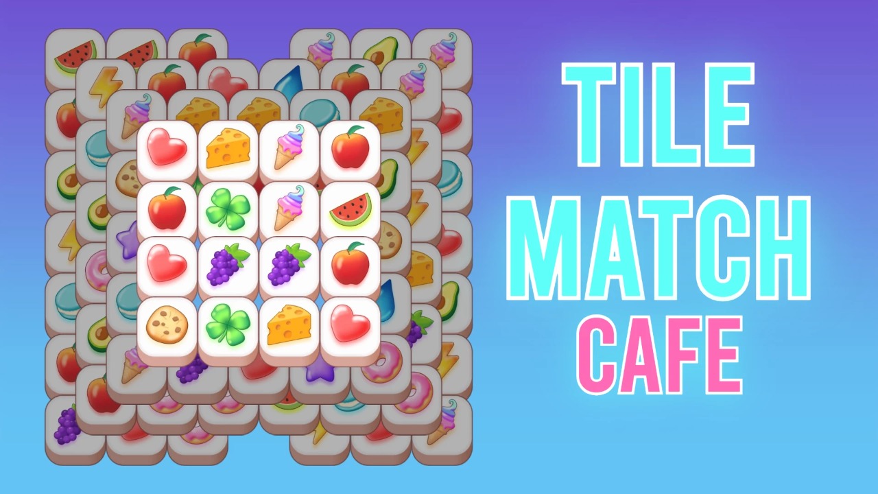 Tile Match Cafe game poster