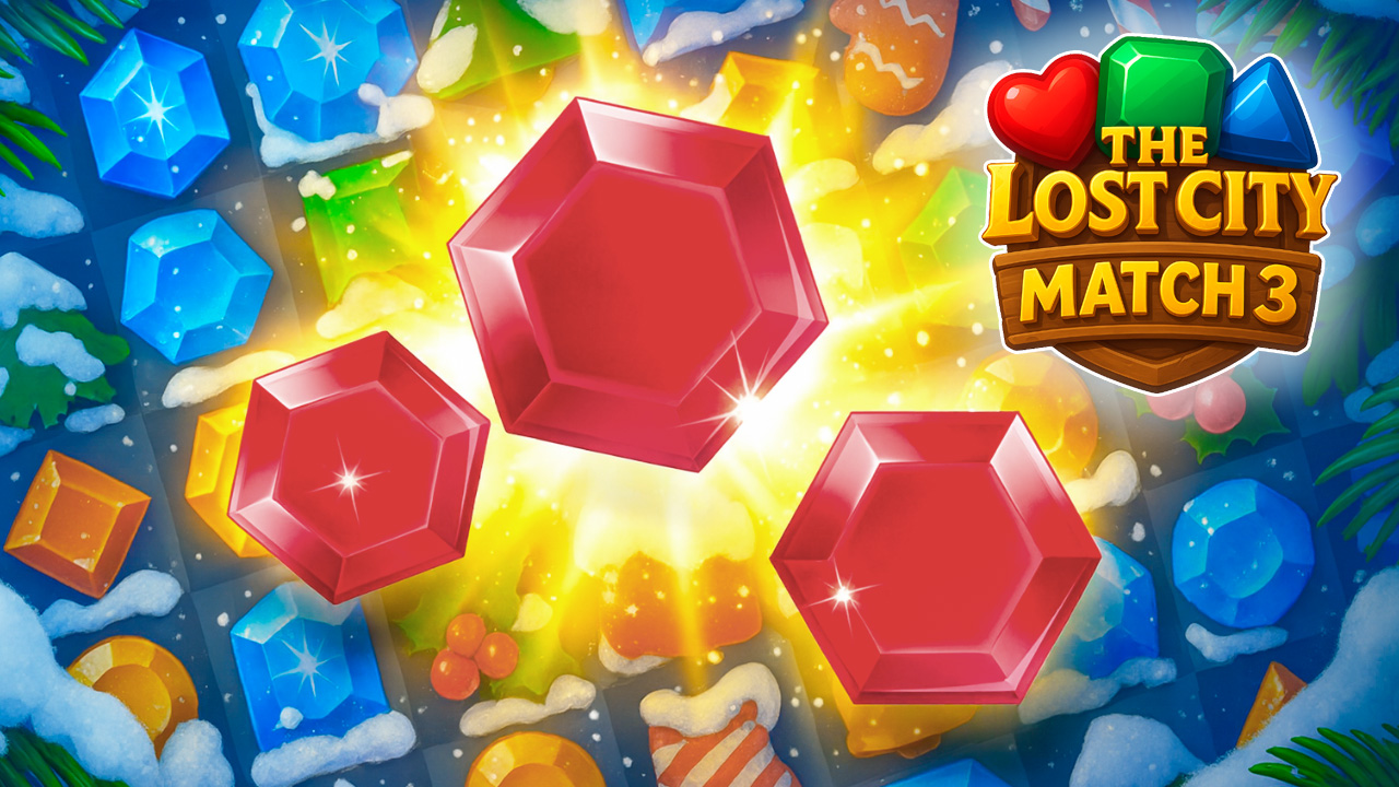 The Lost City - Match 3 game poster