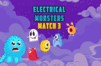 Electrical Monsters Match 3 6 electrical monsters match 3