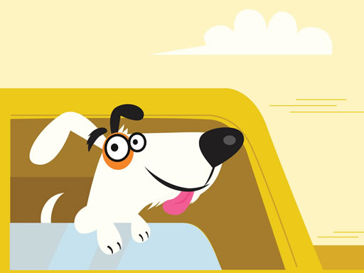 Play Adorable Puppies In Cars Match 3 Game Online