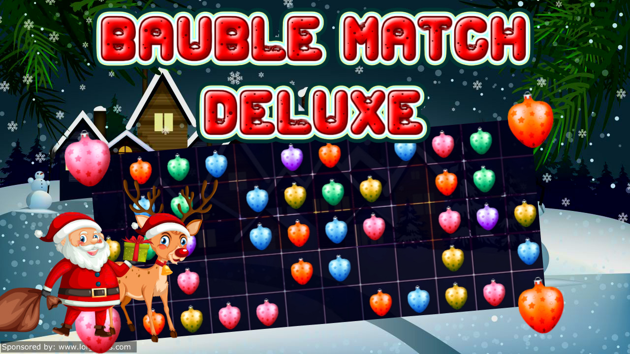 Play Bauble Match Deluxe Game Online
