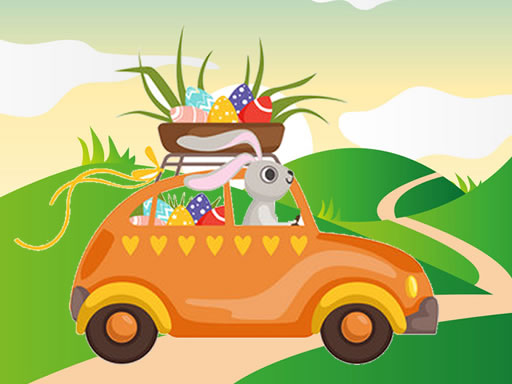 Play Bunnies Driving Cars Match 3 Game Online