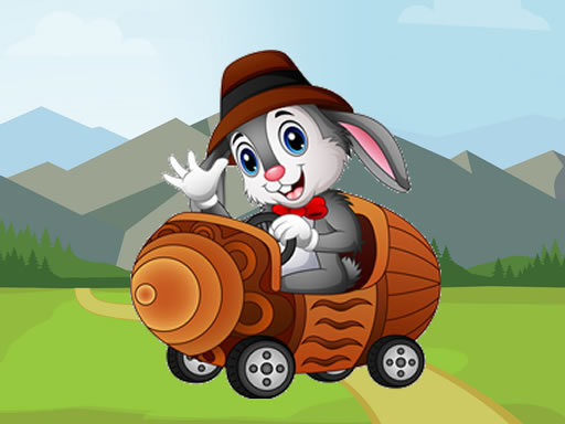 Play Cartoon Animals In Cars Match 3 Game Online