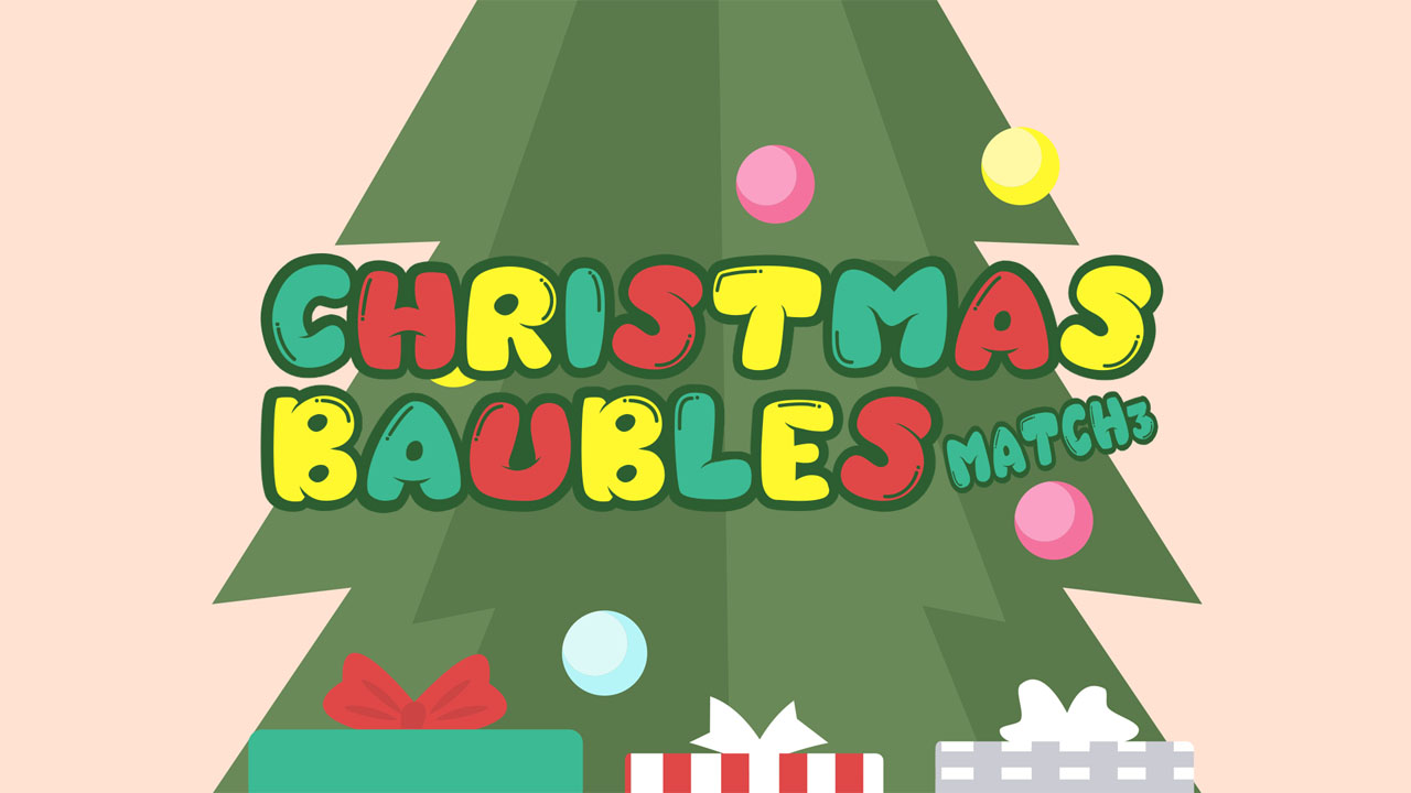 Play Christmas Baubles Match 3 Game Online
