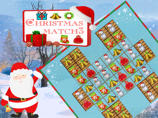 Play Christmas Match 3 Deluxe Game Online