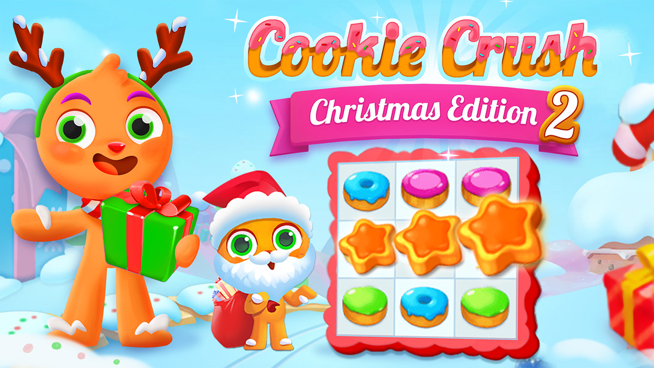 Play Cookie Crush Christmas 2 Game Online