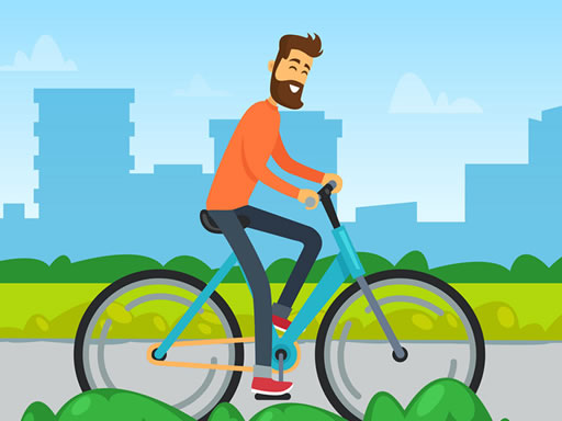 Play Family Bike Ride In Park Match 3 Game Online