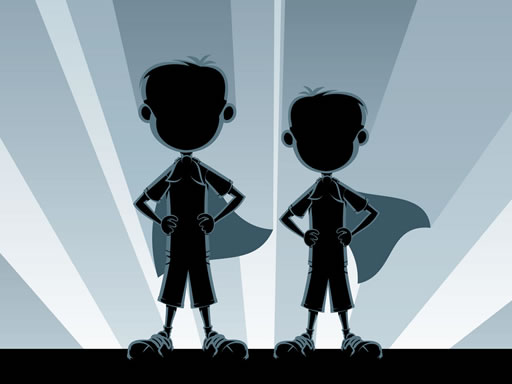 Play Little Superheroes Match 3 Game Online