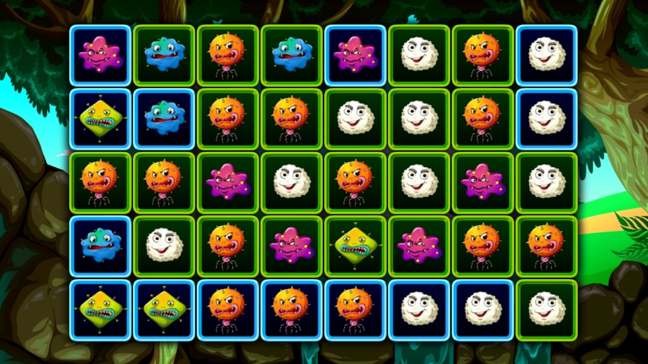 Play Monster Matching Deluxe Game Online