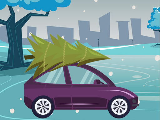 Play Old Time Christmas Cars Match 3 Game Online