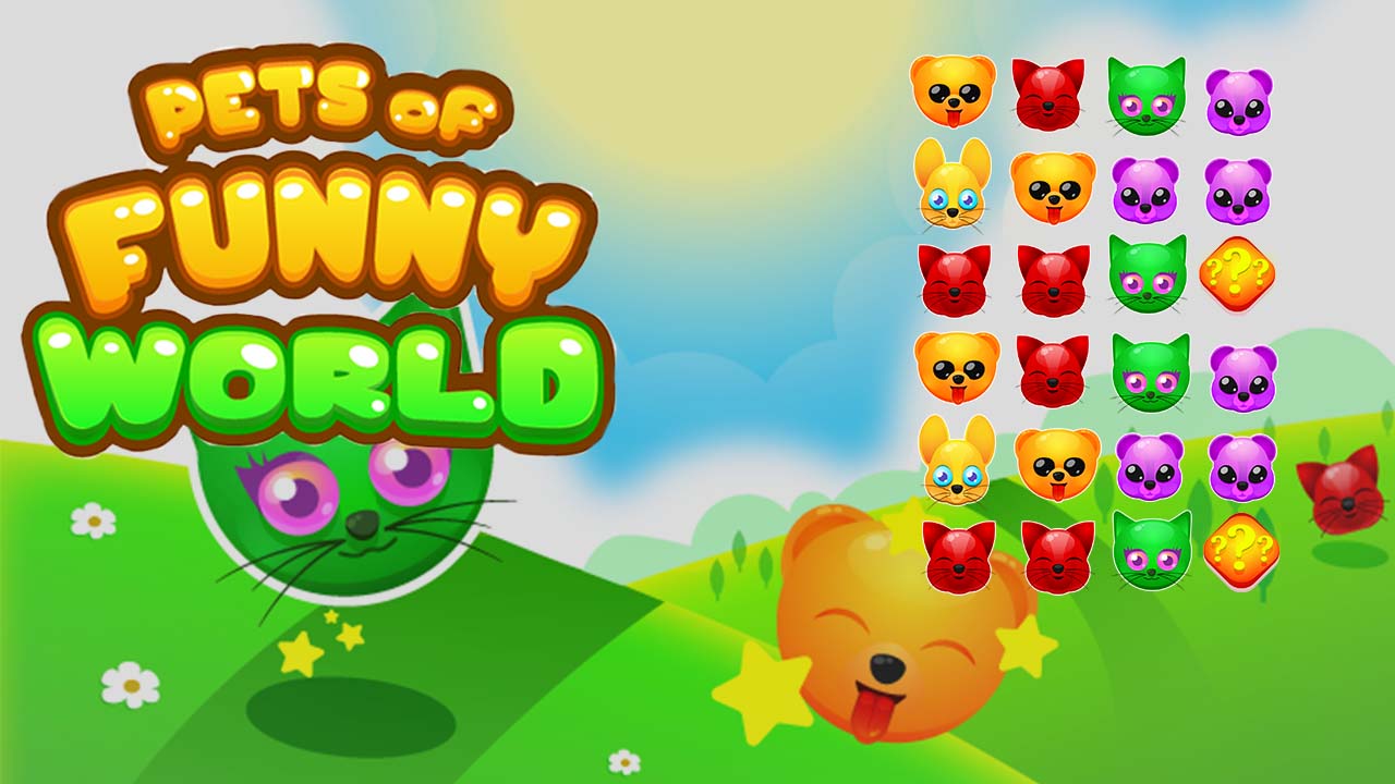 Play Pets Of Funny World Game Online