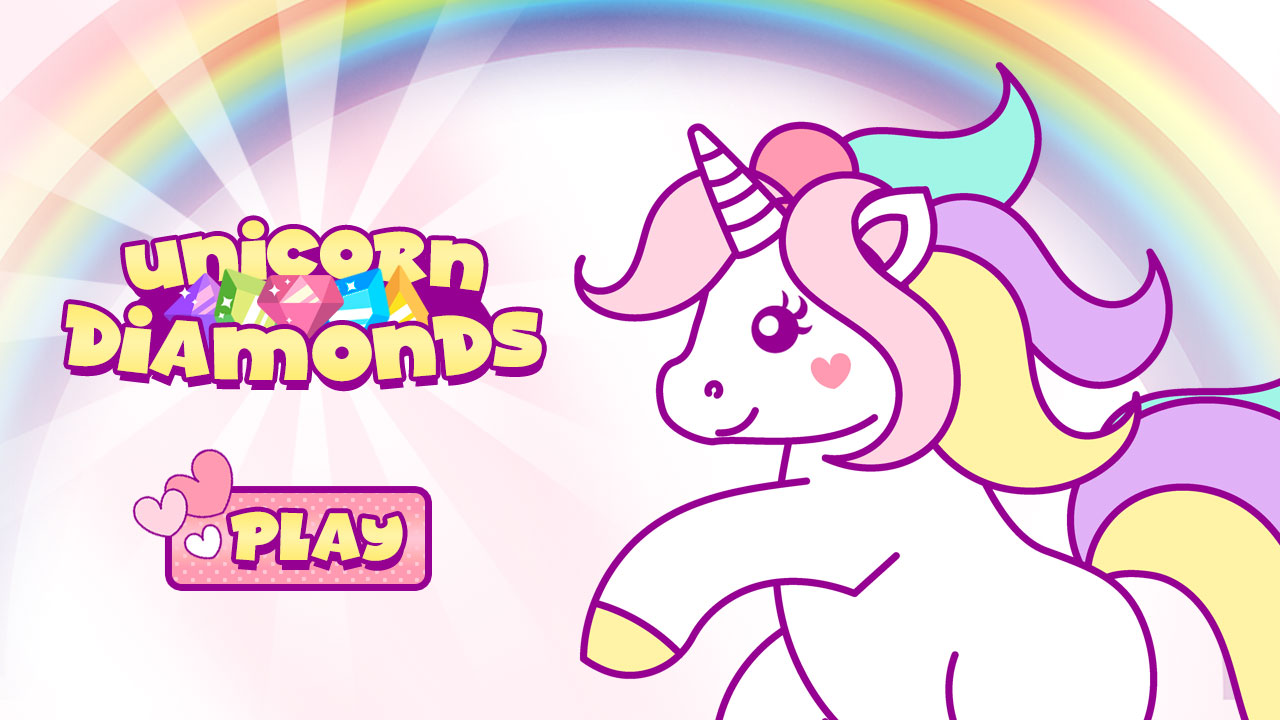 Play Unicorn Diamonds Game Online